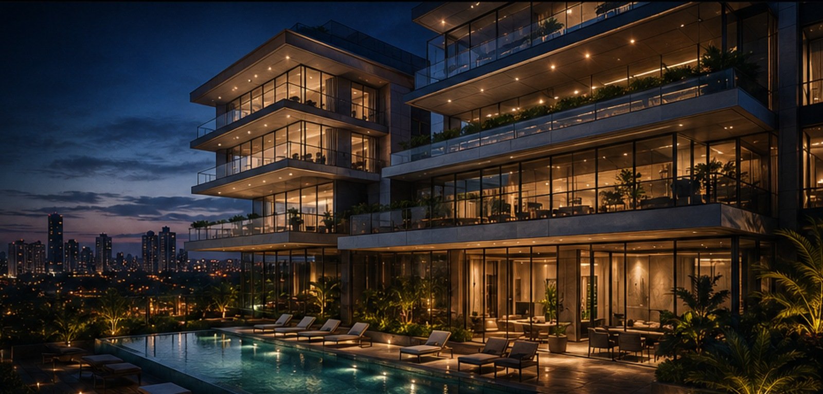 Prédio residencial de luxo